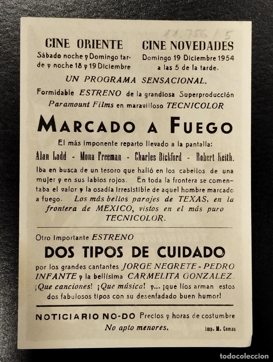 Cine: PROGRAMA DE CINE &rdquo;MARCADO A FUEGO&rdquo;. CON PUBLICIDAD. - Foto 2