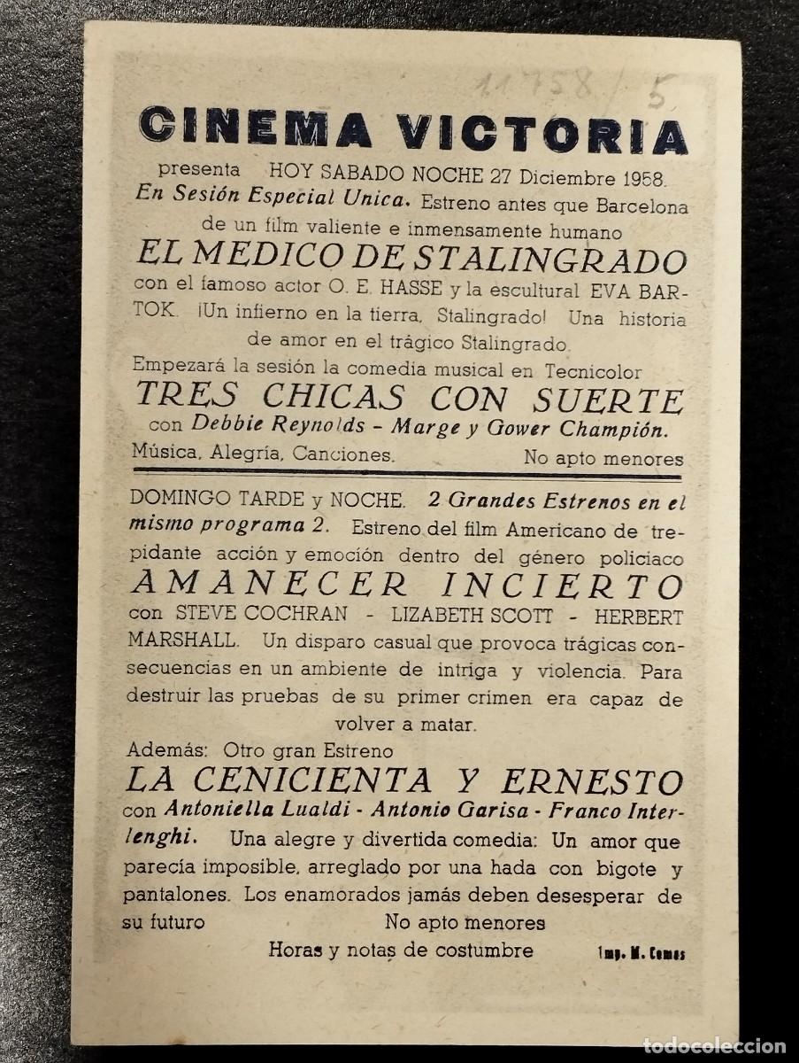 Cine: PROGRAMA DE CINE &rdquo;EL M&Eacute;DICO DE STALINGRADO&rdquo;. CON PUBLICIDAD. - Foto 2