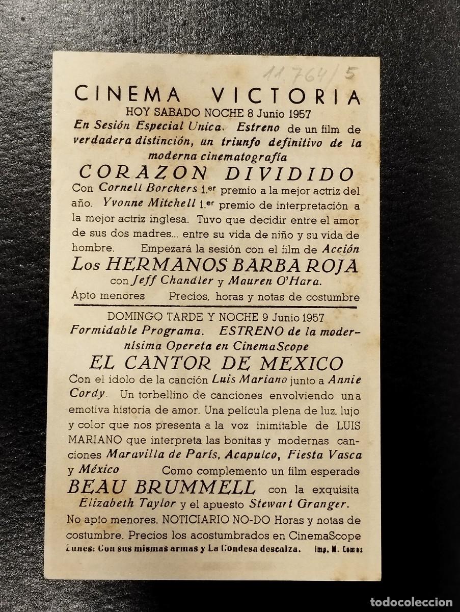 Cine: PROGRAMA DE CINE &rdquo;BEAU BRUMMELL&rdquo;. CON PUBLICIDAD. - Foto 2