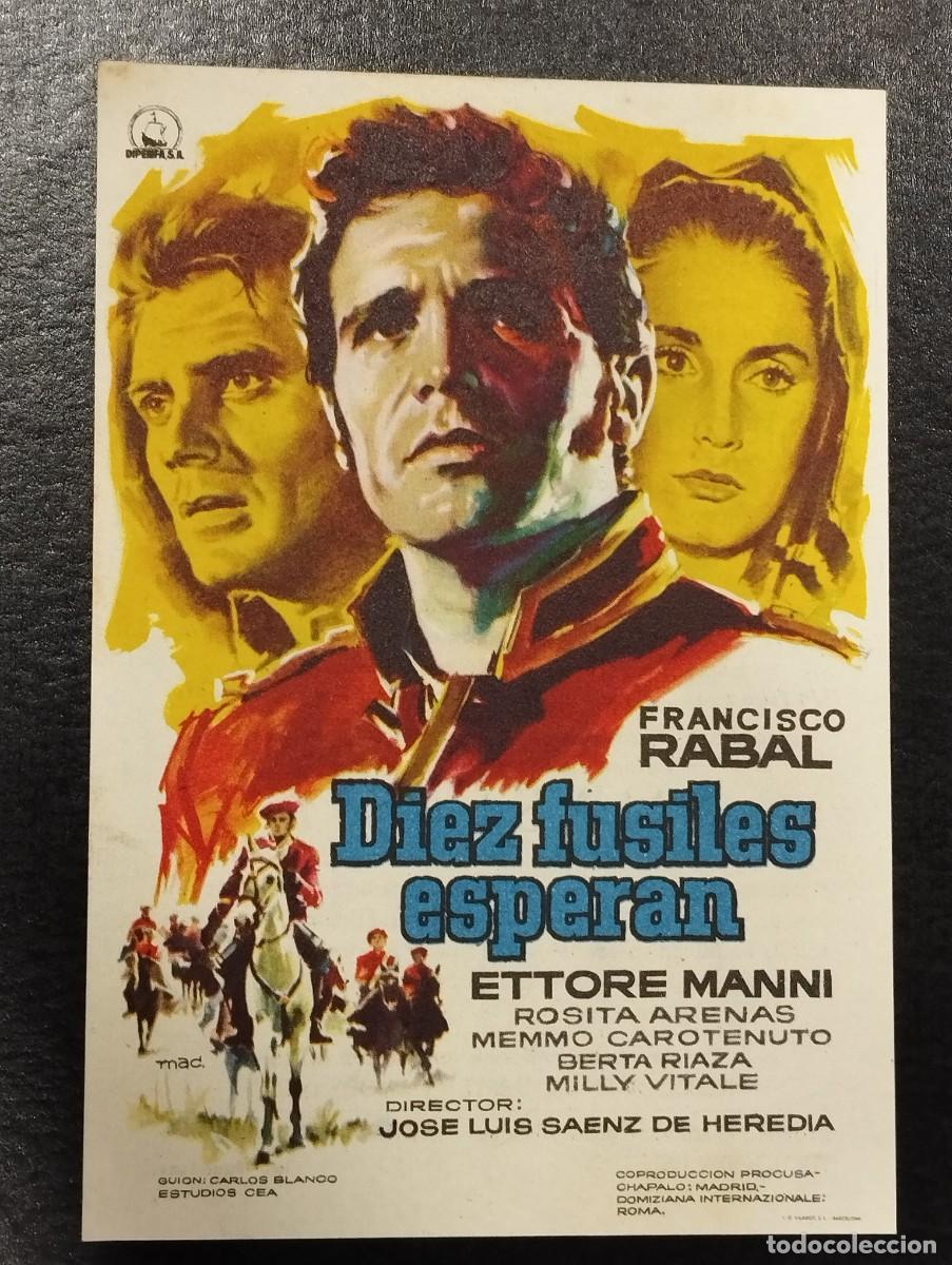 Cine: PROGRAMA DE CINE &rdquo;DIEZ FUSILES ESPERAN&rdquo;. CON PUBLICIDAD. - Foto 1
