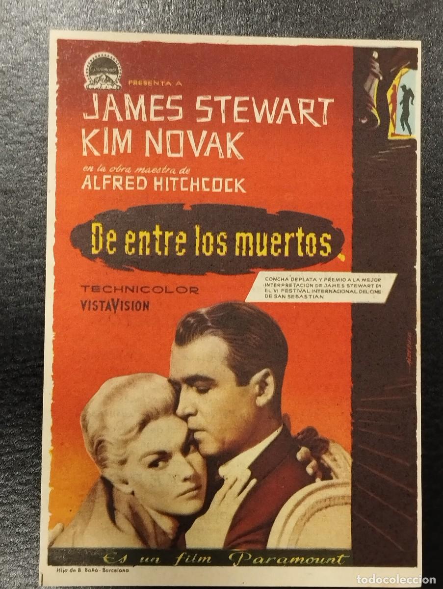 Cine: PROGRAMA DE CINE &rdquo;DE ENTRE LOS MUERTOS&rdquo;. CON PUBLICIDAD. - Foto 1