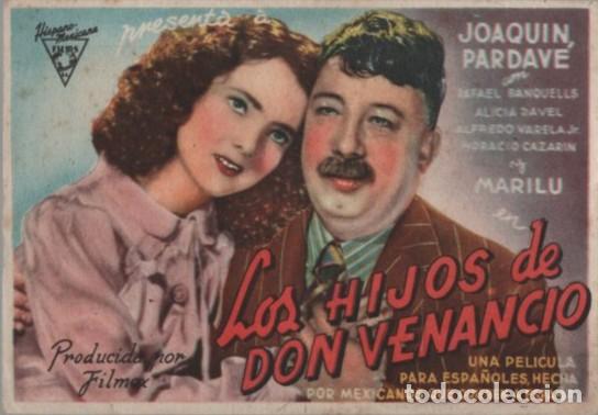 Cine: PROGRAMA DE CINE: LOS HIJOS DE DON VENANCIO PC-10641 - Foto 1