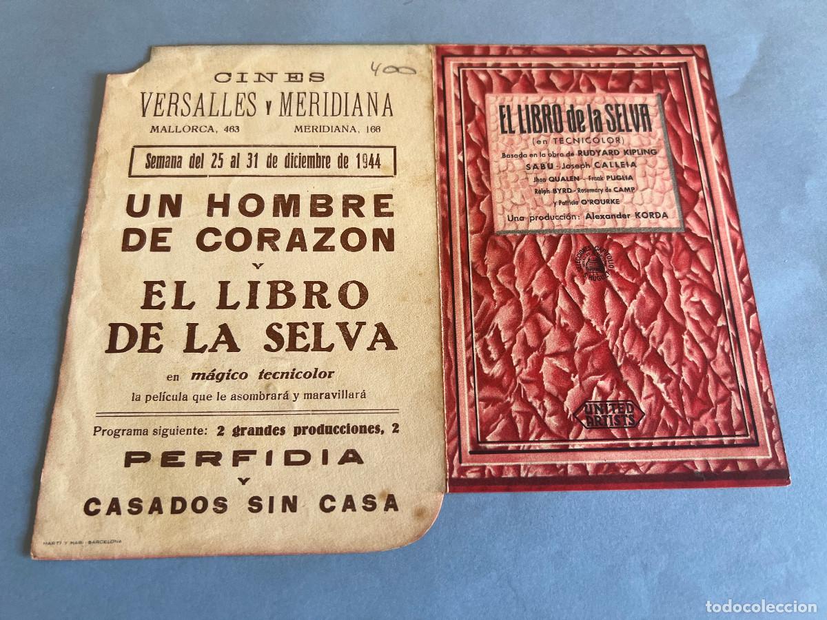 Cine: EL LIBRO DE LA SELVA. Programa troquelado doble - Foto 1