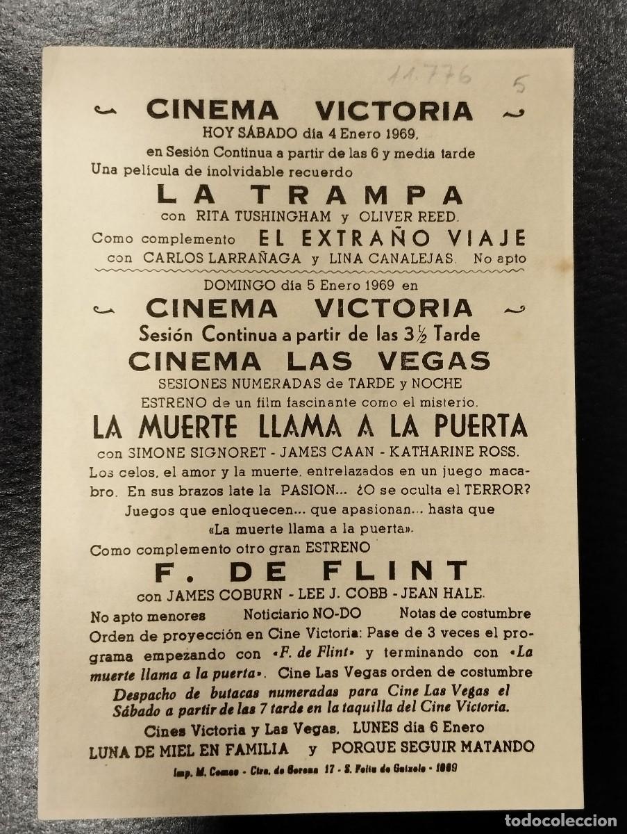 Cine: PROGRAMA DE CINE &rdquo;LA MUERTE LLAMA A LA PUERTA&rdquo;. CON PUBLICIDAD. - Foto 2