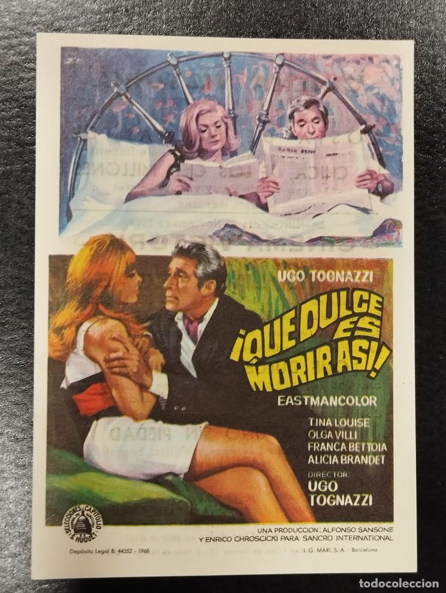Cine: PROGRAMA DE CINE &rdquo;QUE DULCE ES MORIR AS&Iacute;&rdquo;. CON PUBLICIDAD. - Foto 1
