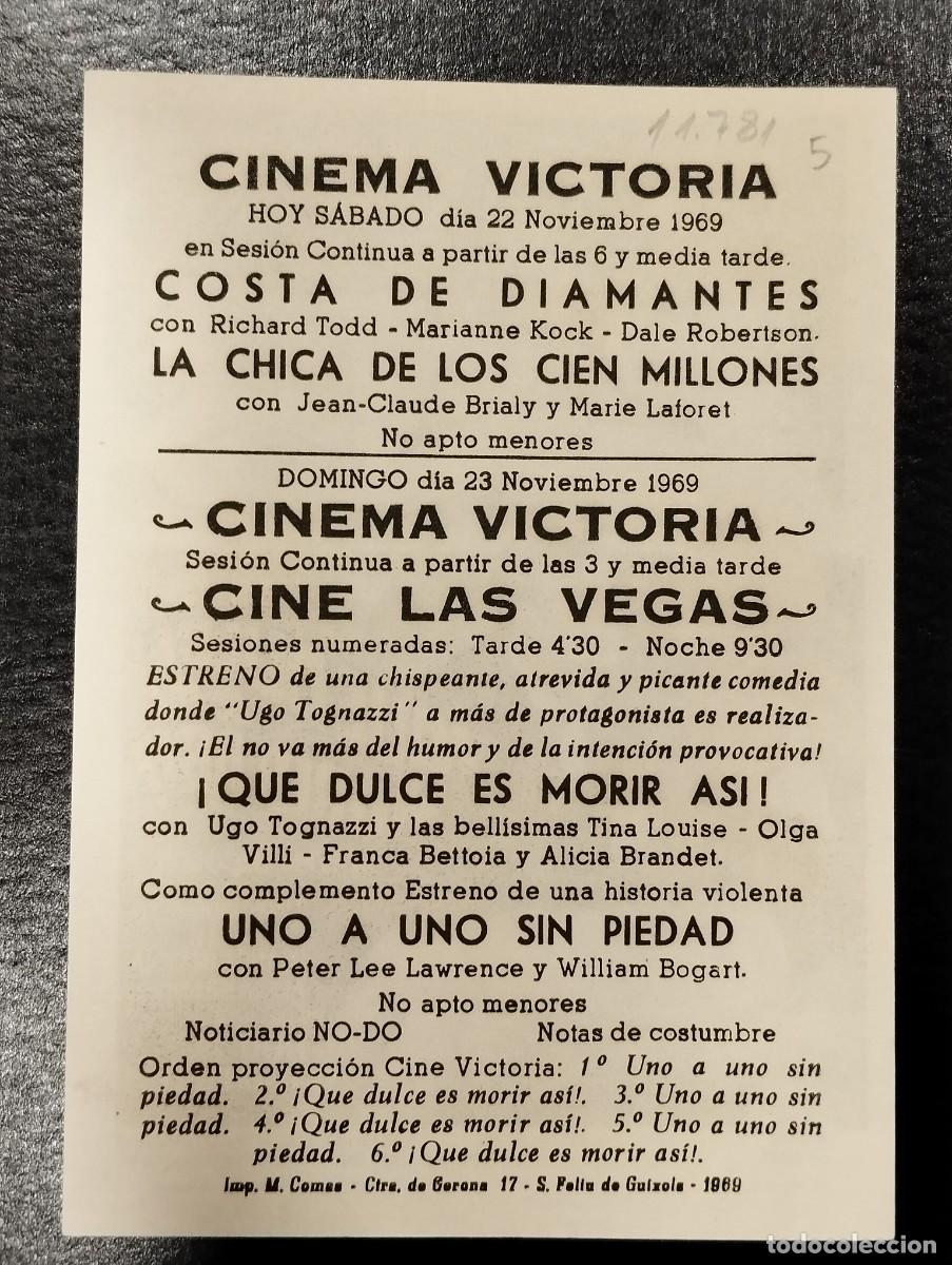 Cine: PROGRAMA DE CINE &rdquo;QUE DULCE ES MORIR AS&Iacute;&rdquo;. CON PUBLICIDAD. - Foto 2
