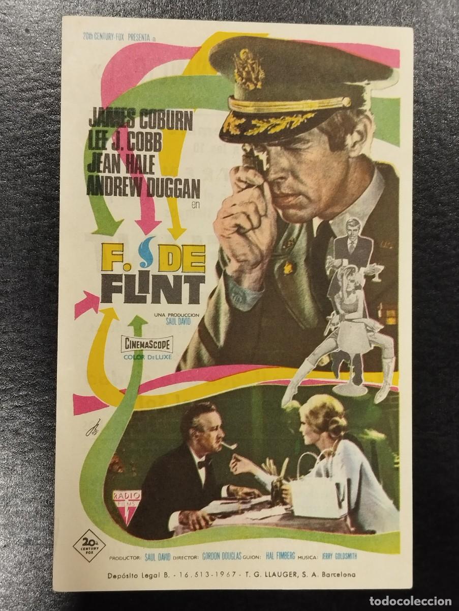 Cine: PROGRAMA DE CINE &rdquo;F. DE FLINT&rdquo;. CON PUBLICIDAD. - Foto 1
