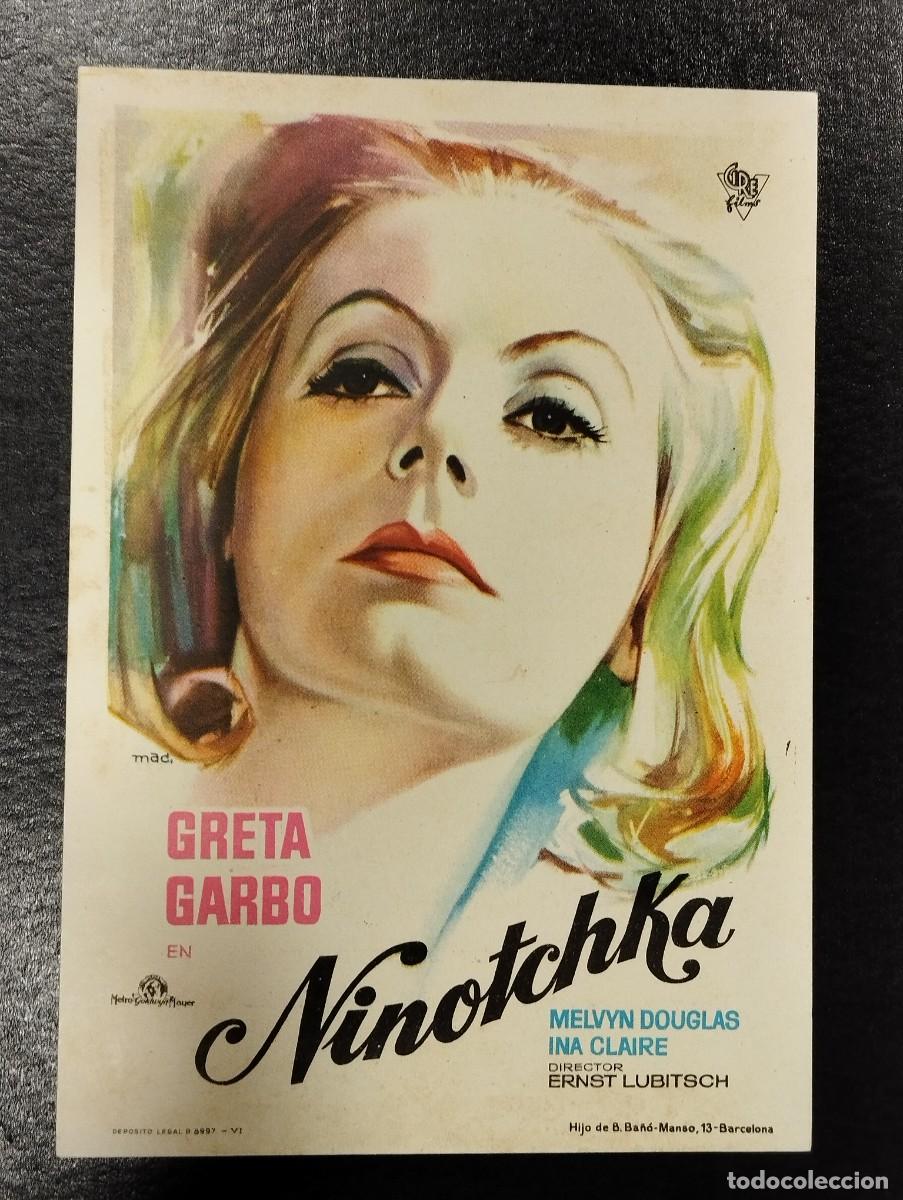 Cine: PROGRAMA DE CINE &rdquo;NINOTCHKA&rdquo;. CON PUBLICIDAD. - Foto 1