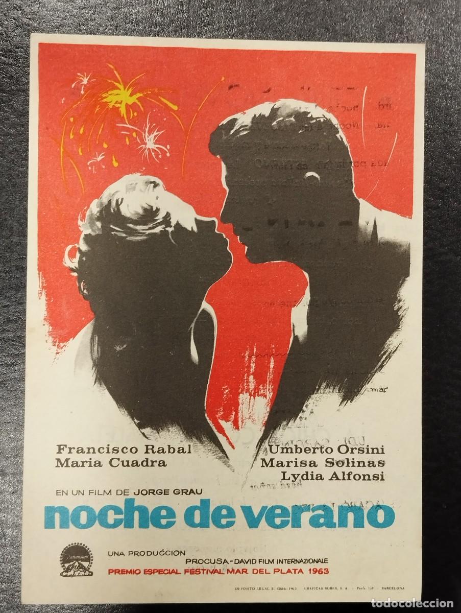 Cine: PROGRAMA DE CINE &rdquo;NOCHE DE VERANO&rdquo;. CON PUBLICIDAD. - Foto 1