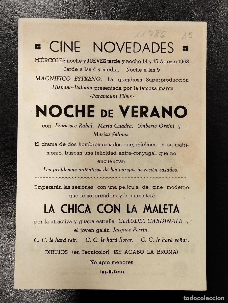 Cine: PROGRAMA DE CINE &rdquo;NOCHE DE VERANO&rdquo;. CON PUBLICIDAD. - Foto 2