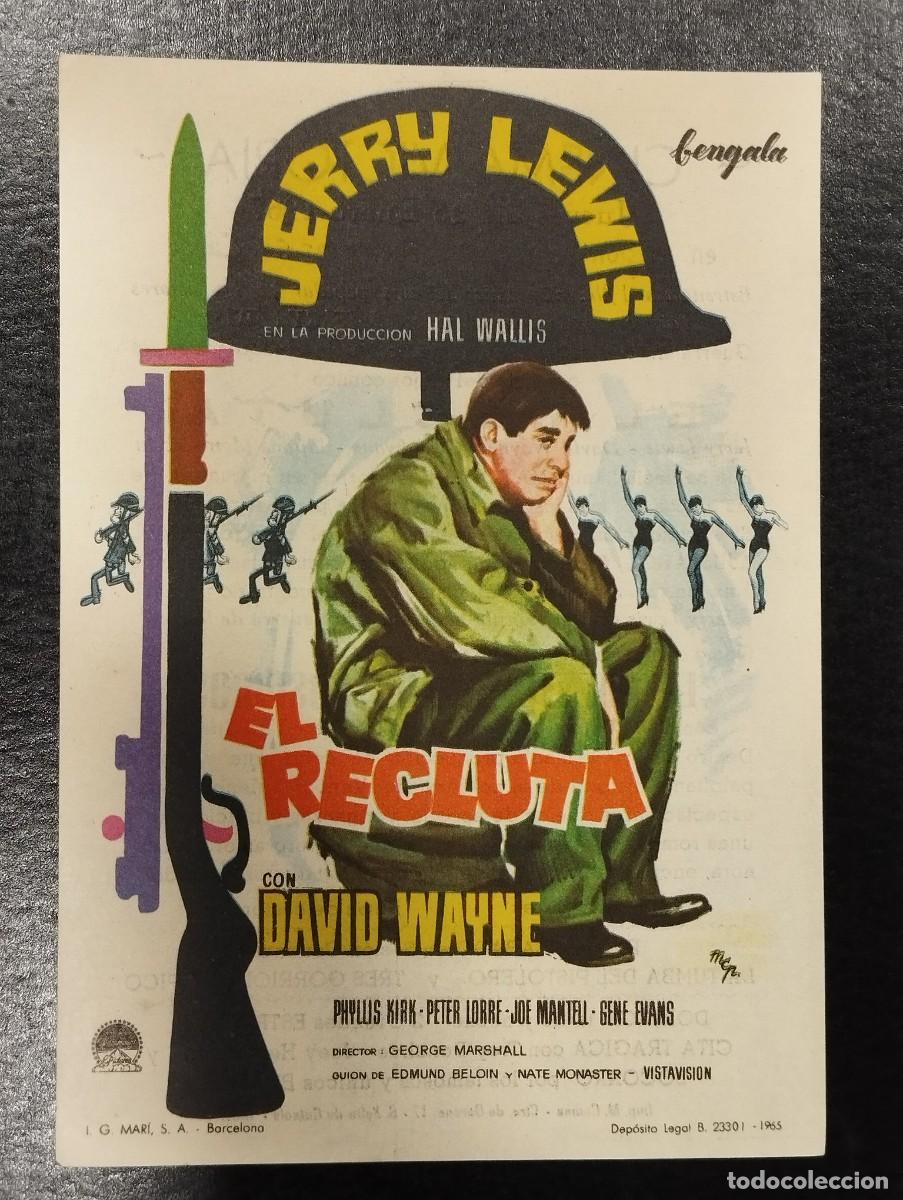 Cine: PROGRAMA DE CINE &rdquo;EL RECLUTA&rdquo;. CON PUBLICIDAD. - Foto 1