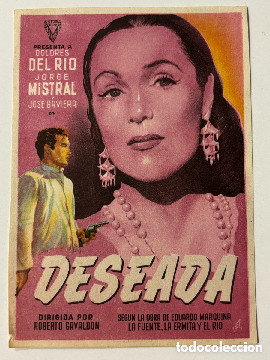 Cine: Programa Deseada Dolores del R&iacute;o jorge mistral A18 - Foto 1
