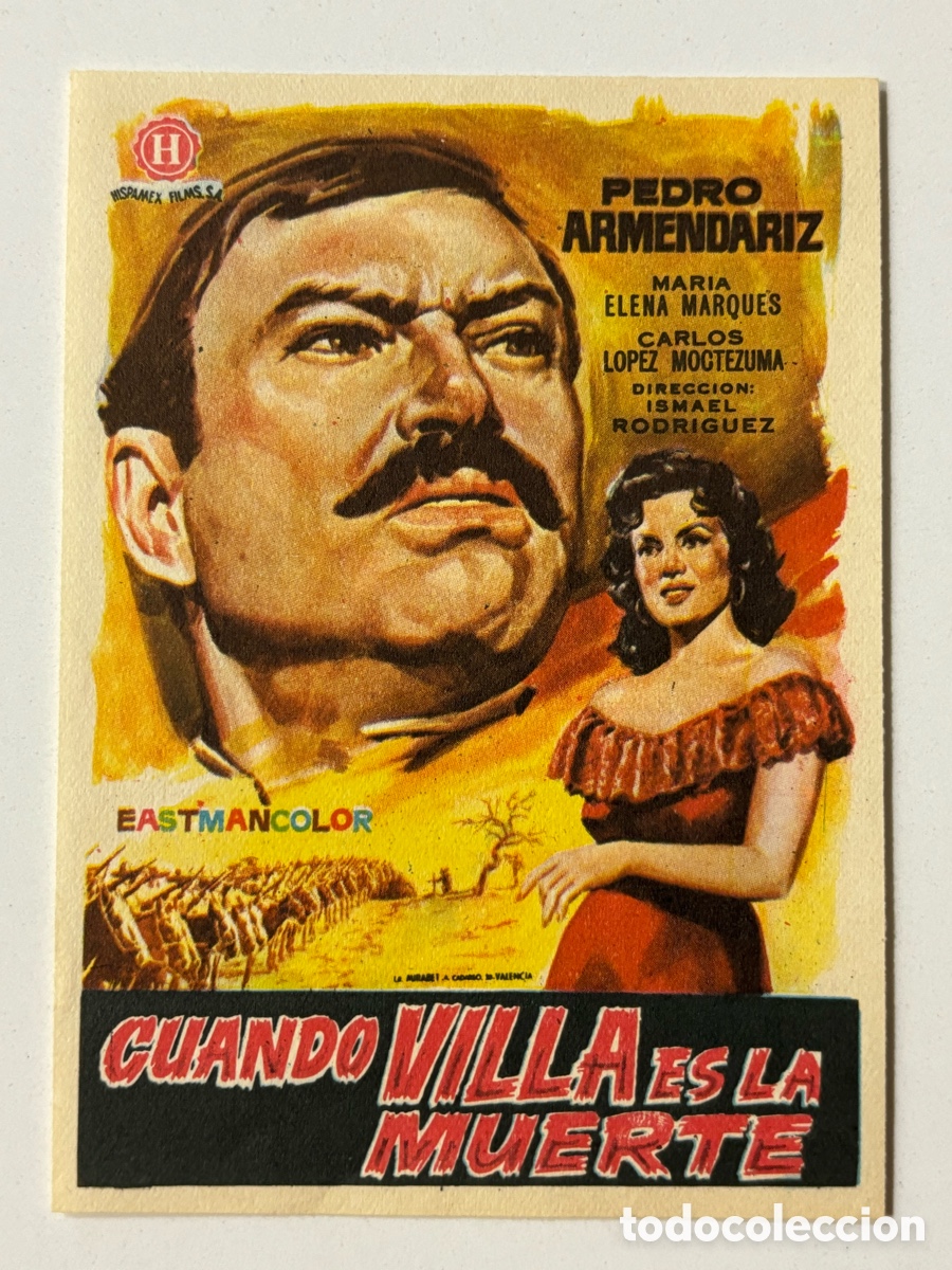 Cine: Programa cuando Villa es la muerte Pedro armendariz A18 - Foto 1