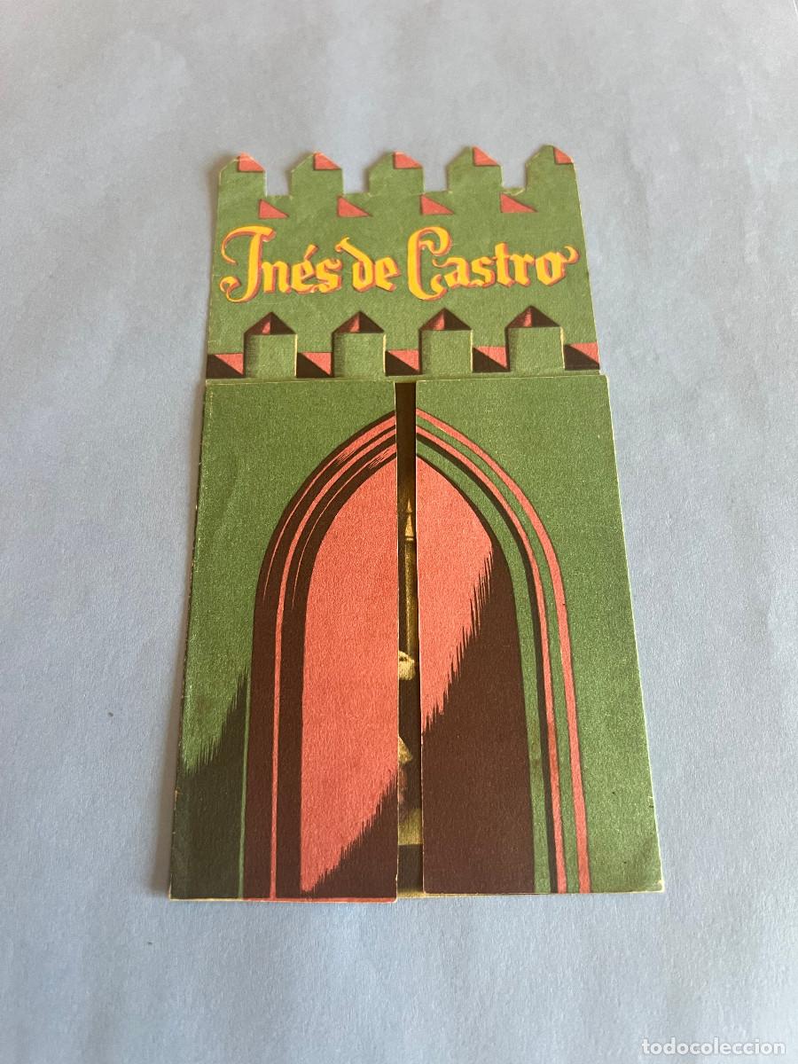 Cine: IN&Eacute;S DE CASTRO. Programa troquelado tr&iacute;ptico. - Foto 1