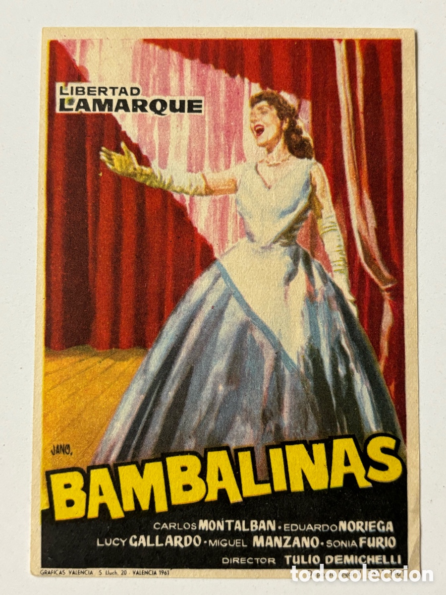 Cine: Programa bambalinas libertad lamarque A18 - Foto 1