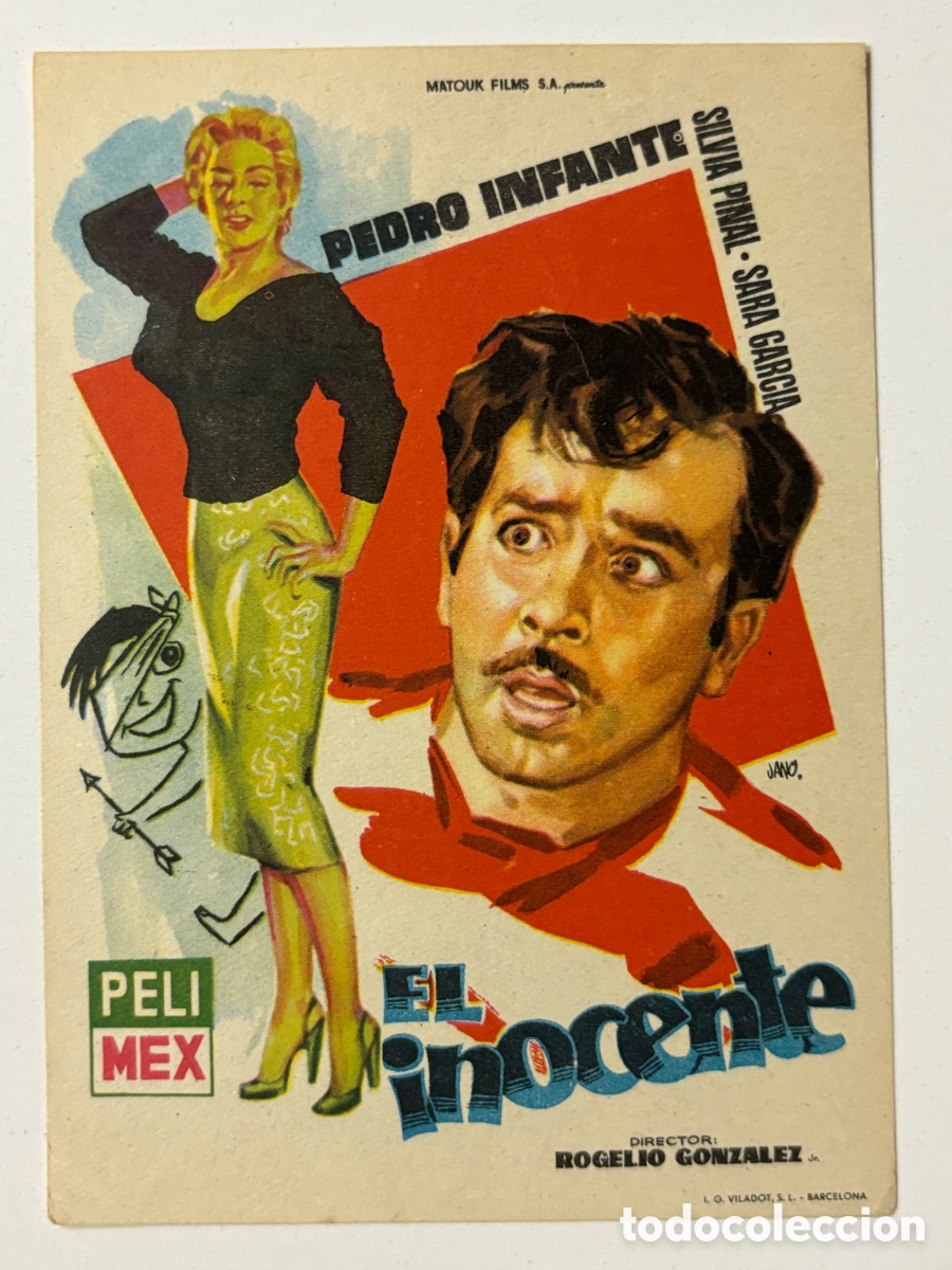 Cine: Programa el inocente Pedro infante A18 - Foto 1