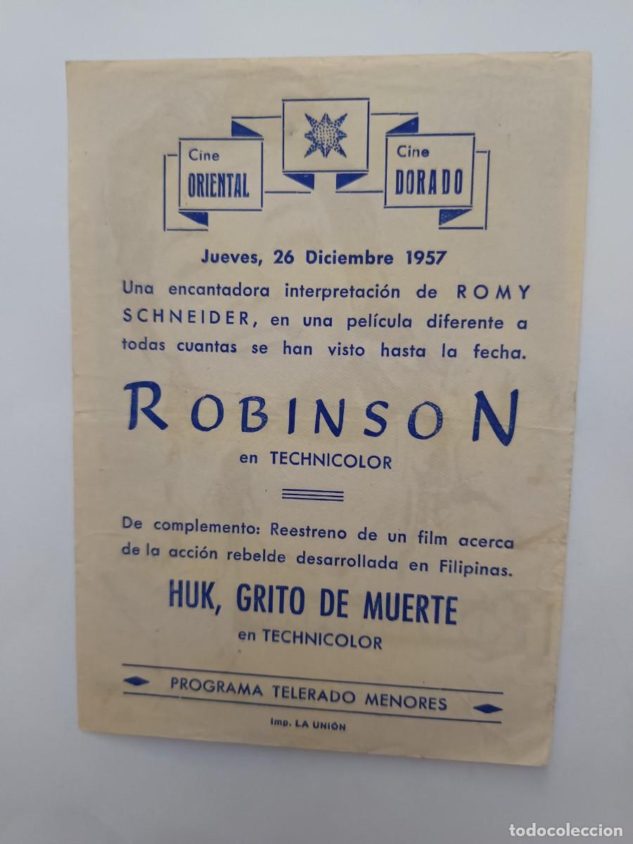 Cine: PROGRAMA DE CINE ROBINSON - Foto 2