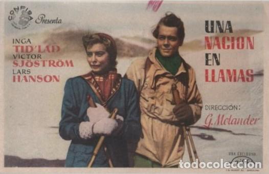 Cine: PROGRAMA DE CINE: UNA NACION EN LLAMAS PC-10680 - Foto 1