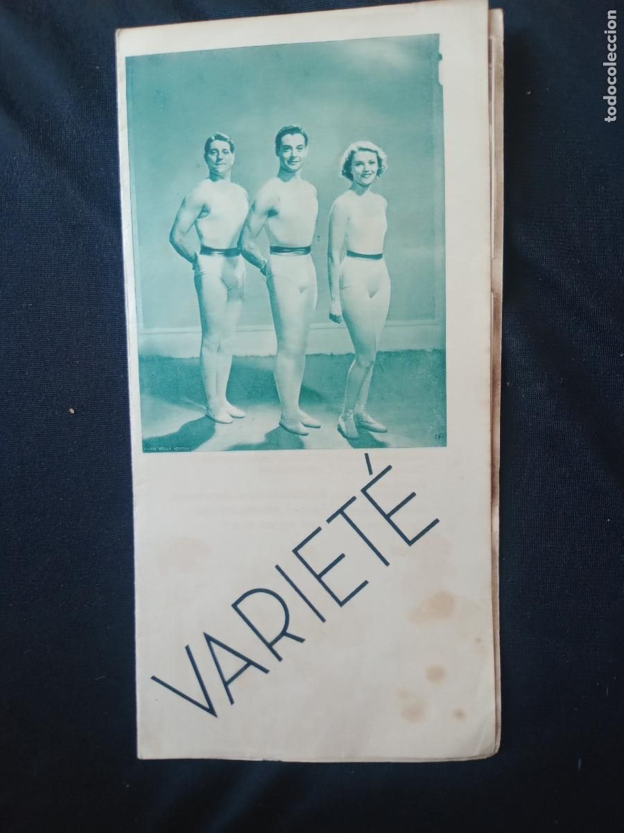 Cine: VARIETE , DOBLE, PROGRAMA DE MANO DIPTICO - VARIETE -ANNABELLA - U FILMS - Foto 1