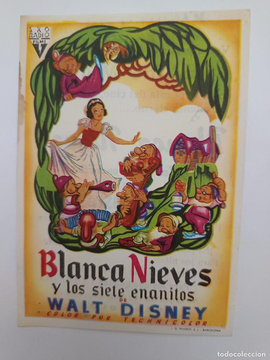 Cine: PROGRAMA DE CINE BLANCANIEVES Y LOS SIETE ENANITOS - Foto 1