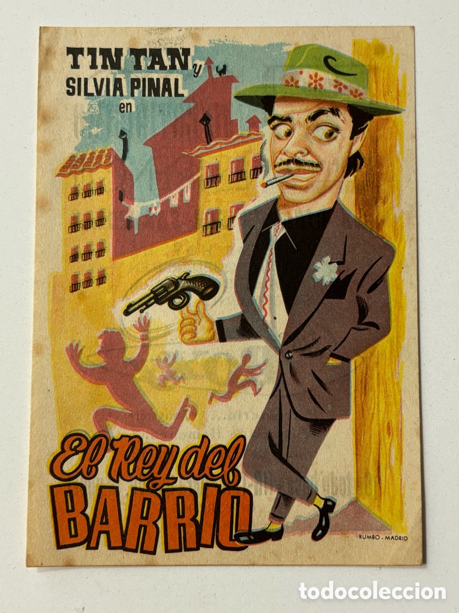Cine: Programa el rey del barrio Tin Tan con publicidad cine Roxy Santander A18 - Foto 1