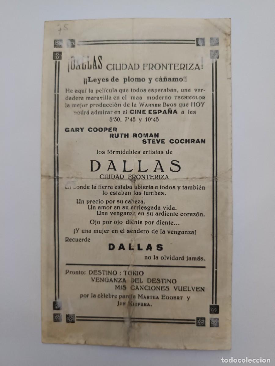 Cine: PROGRAMA DE CINE DALLAS CIUDAD FRONTERIZA - Foto 2