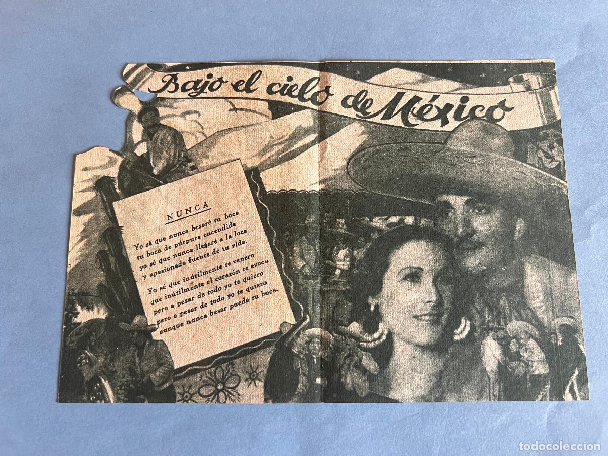 Cine: BAJO EL CIELO DE M&Eacute;XICO. Programa troquelado. - Foto 3