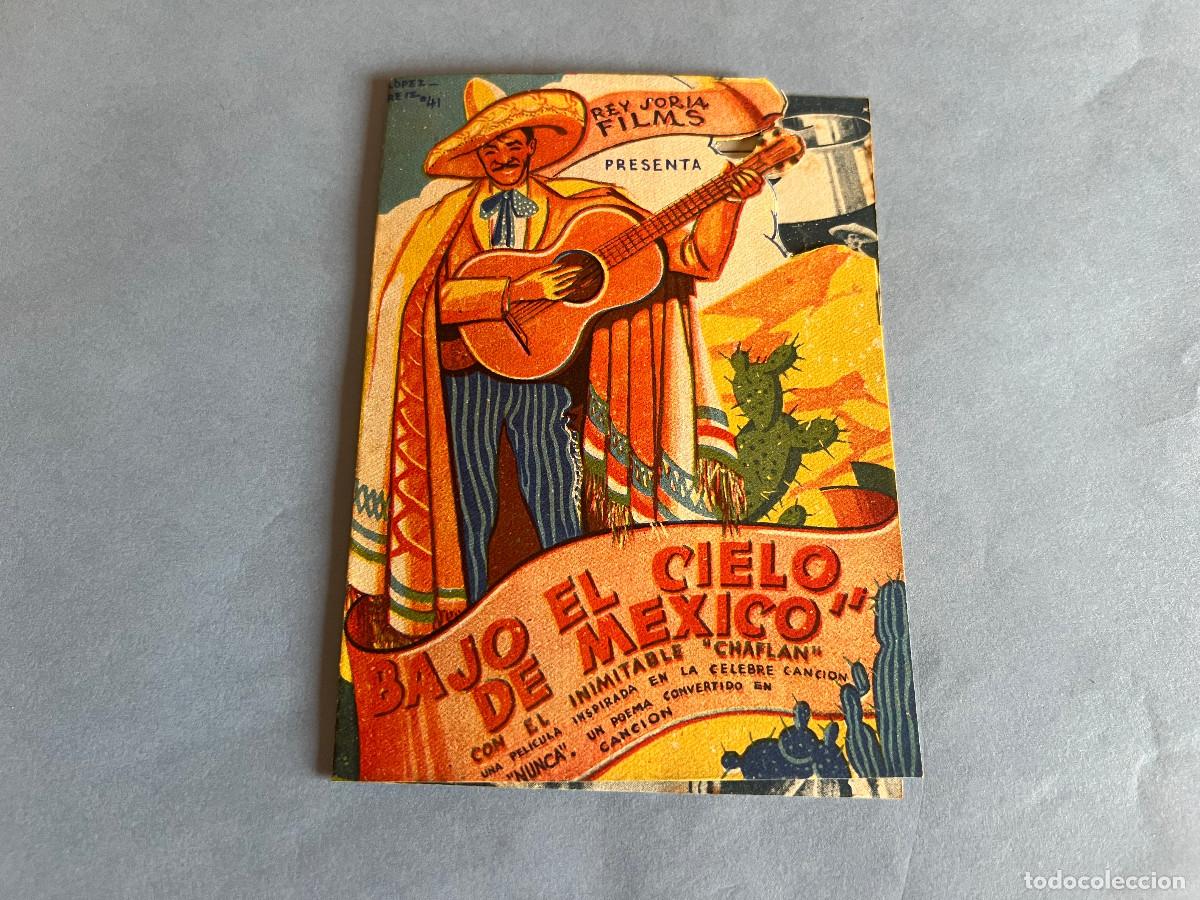 Cine: BAJO EL CIELO DE M&Eacute;XICO. Programa troquelado. - Foto 1