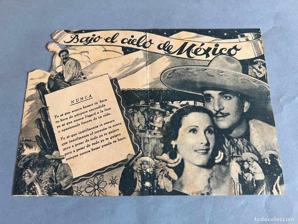 Cine: BAJO EL CIELO DE M&Eacute;XICO. Programa troquelado. - Foto 3