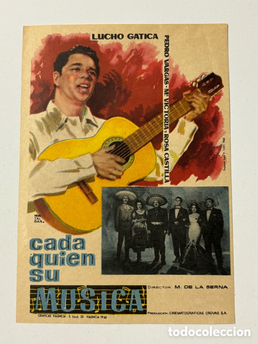 Cine: Programa cada quien su m&uacute;sica lucho gatica A18 - Foto 1
