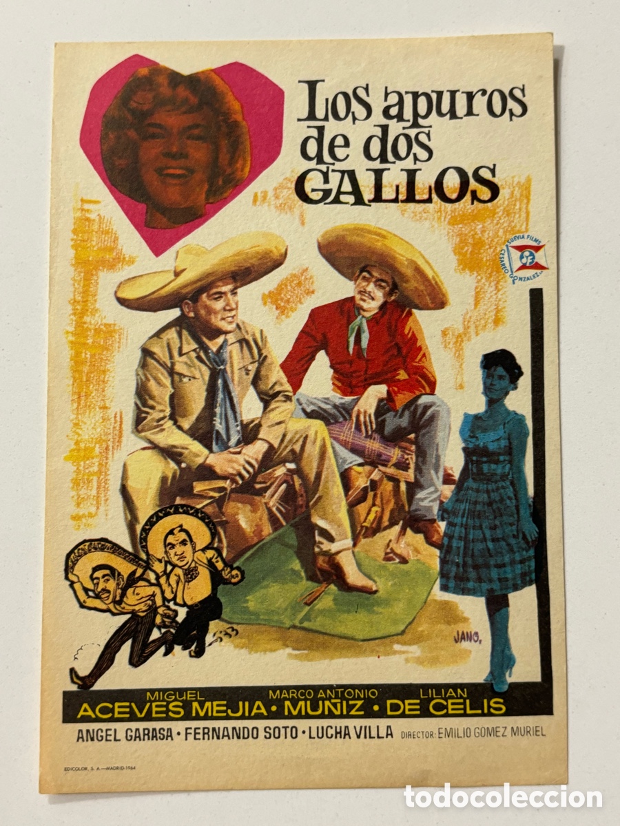 Cine: Programa los apuros de dos gallos Miguel aceves Mej&iacute;a A18 - Foto 1