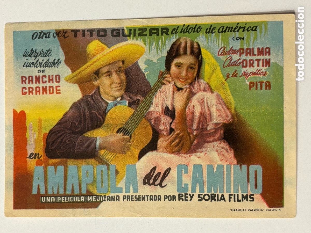 Cine: Programa amapola del camino Tito Guizar A18 - Foto 1