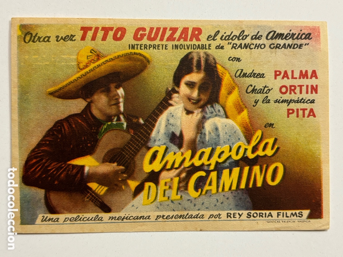 Cine: Programa amapola del camino Tito Guizar A18 - Foto 1