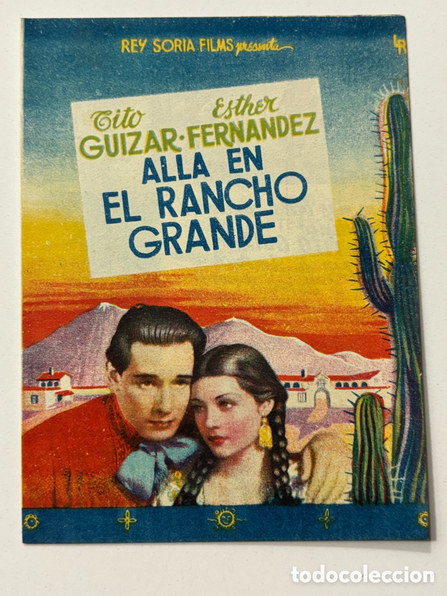 Cine: Programa all&aacute; en el rancho grande Tito Guizar A18 - Foto 1