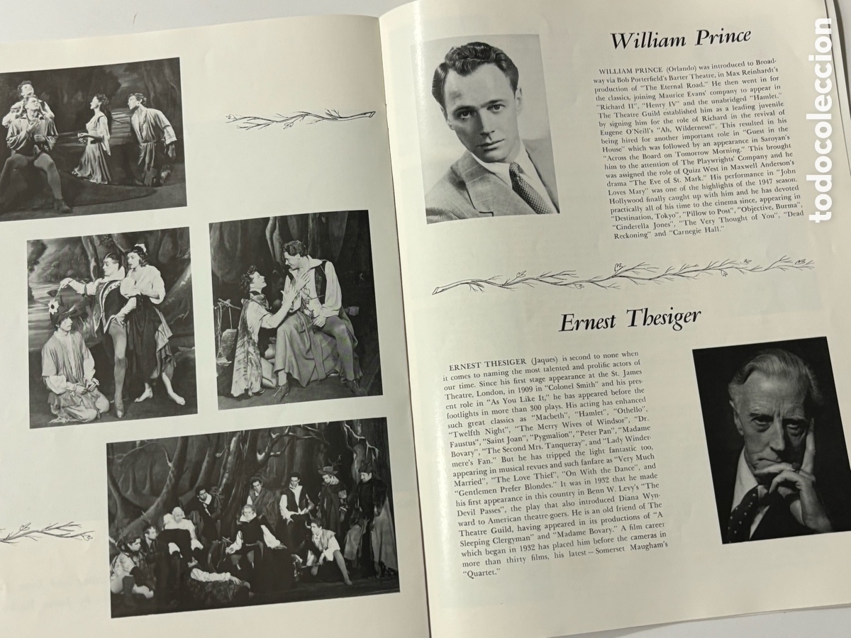 Cine: Programa original americano de teatro katherine Hepburn William Shakespeare - Foto 7