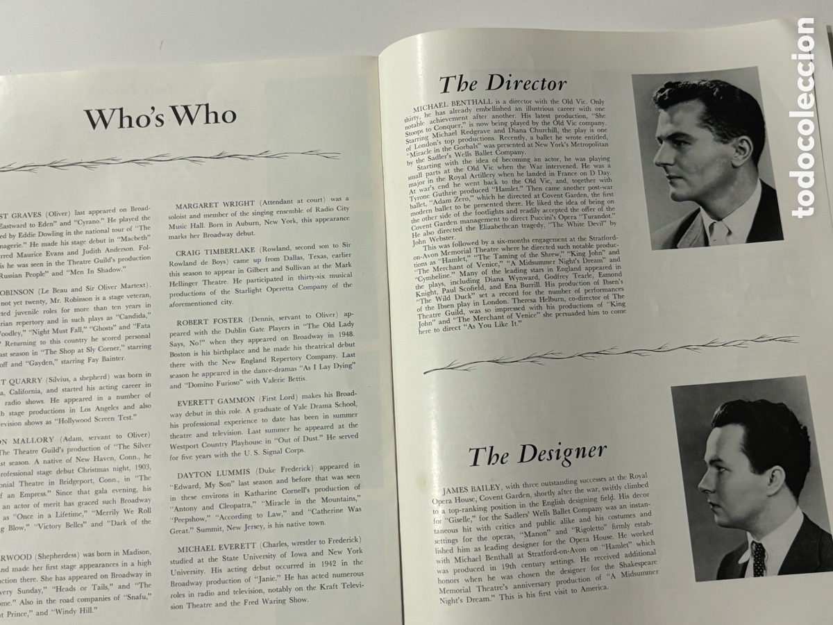 Cine: Programa original americano de teatro katherine Hepburn William Shakespeare - Foto 8