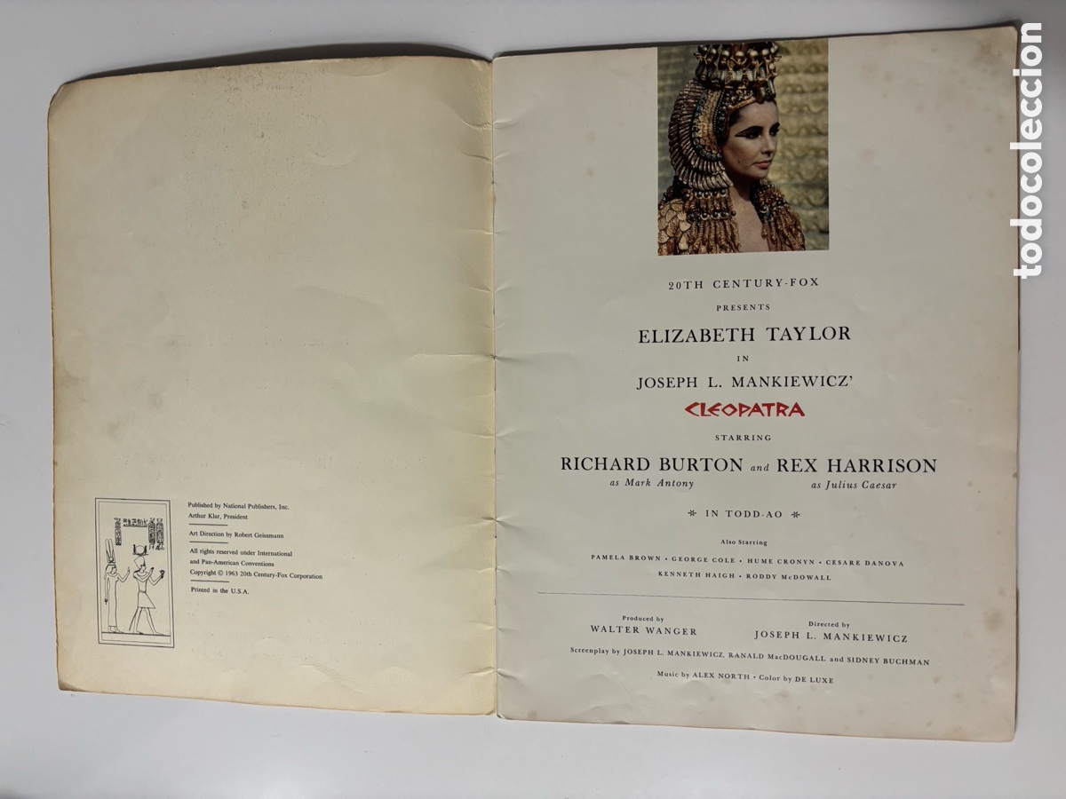 Cine: Programa original americano Cleopatra Elizabeth Taylor - Foto 2
