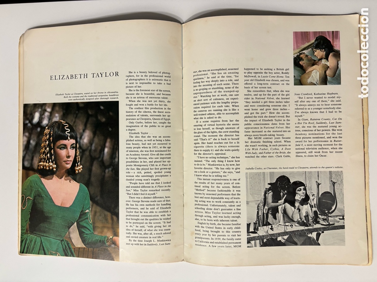 Cine: Programa original americano Cleopatra Elizabeth Taylor - Foto 11