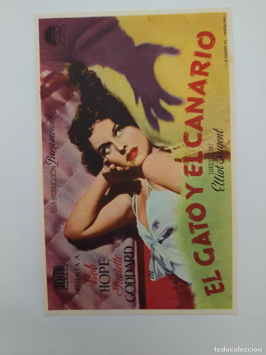 Cine: PROGRAMA DE CINE EL GATO Y EL CANARIO - Foto 1