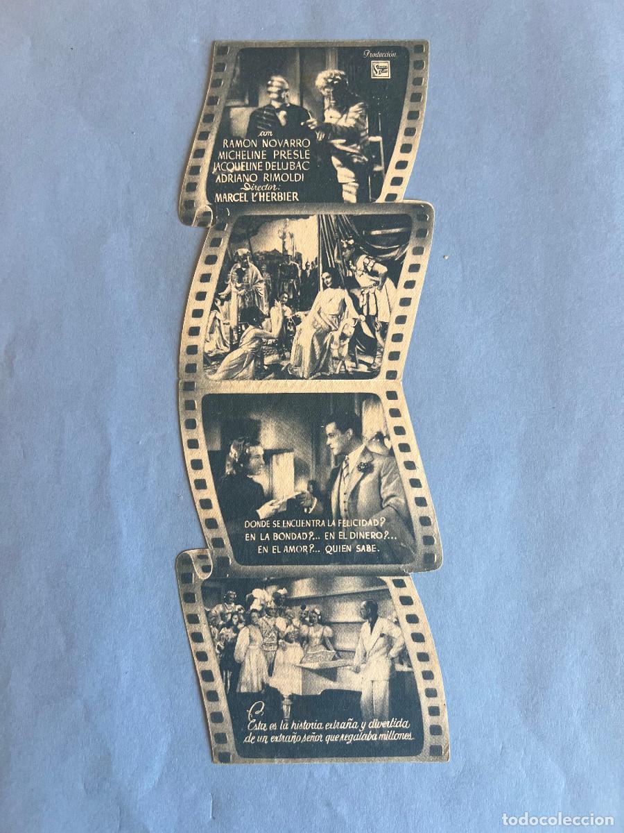 Cine: LA COMEDIA DE LA FELICIDAD. Programa de cine troquelado. - Foto 1