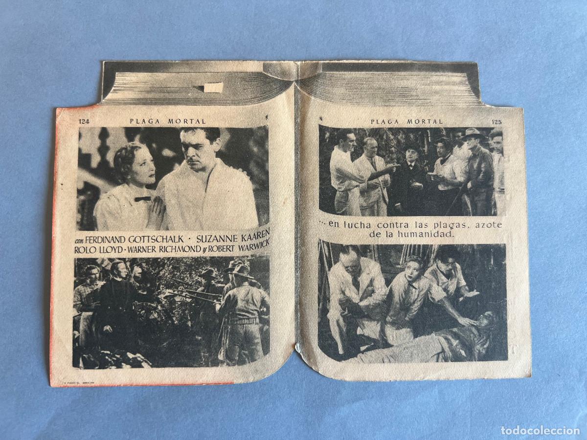Cine: PLAGA MORTAL. Programa troquelado 1945. - Foto 2
