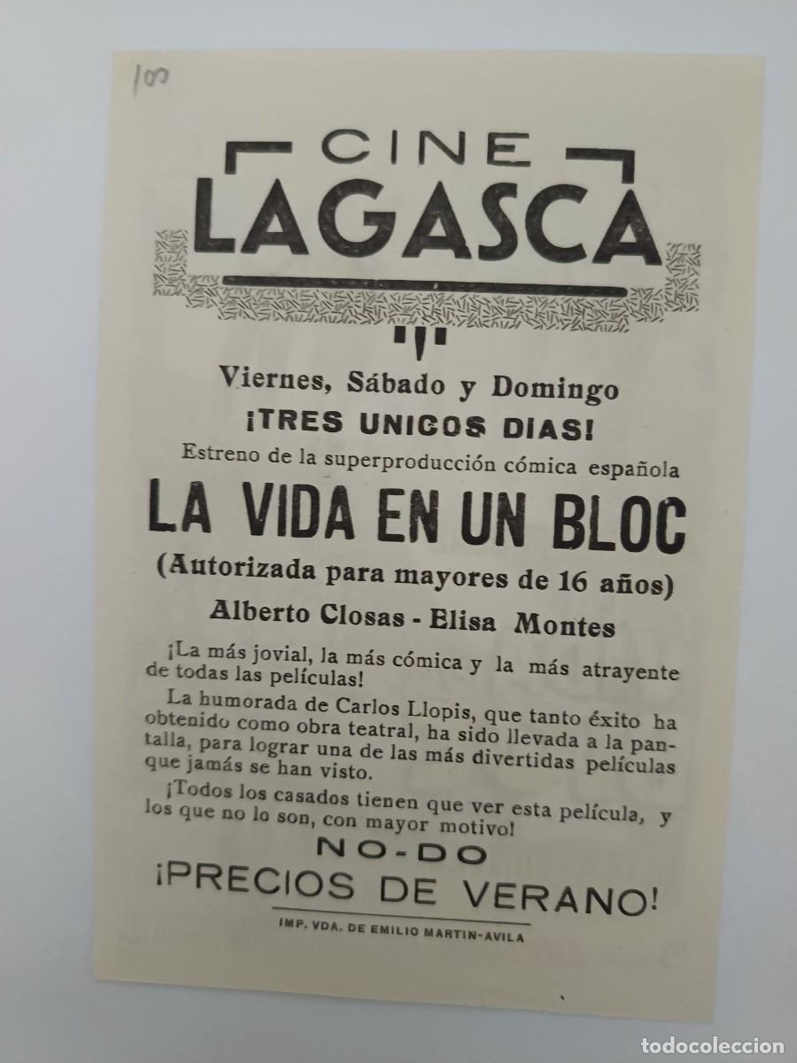Cine: PROGRAMA DE CINE LA VIDA EN UN BLOC - Foto 2
