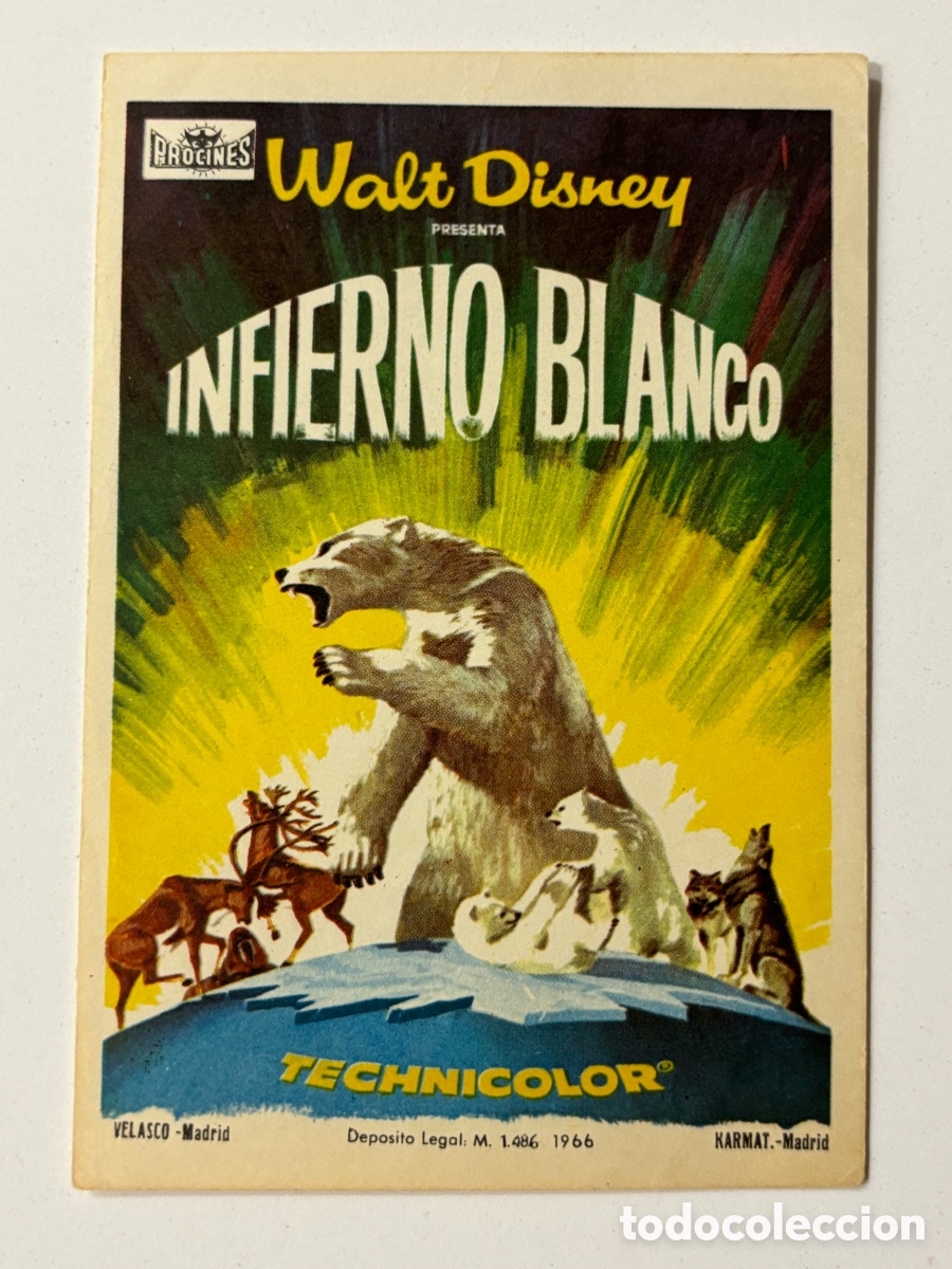 Cine: Programa Walt Disney infierno blanco A17 - Foto 1