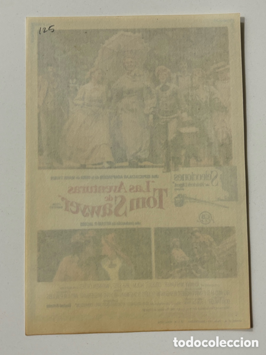 Cine: Programa las aventuras de tom sawyer A17 - Foto 2