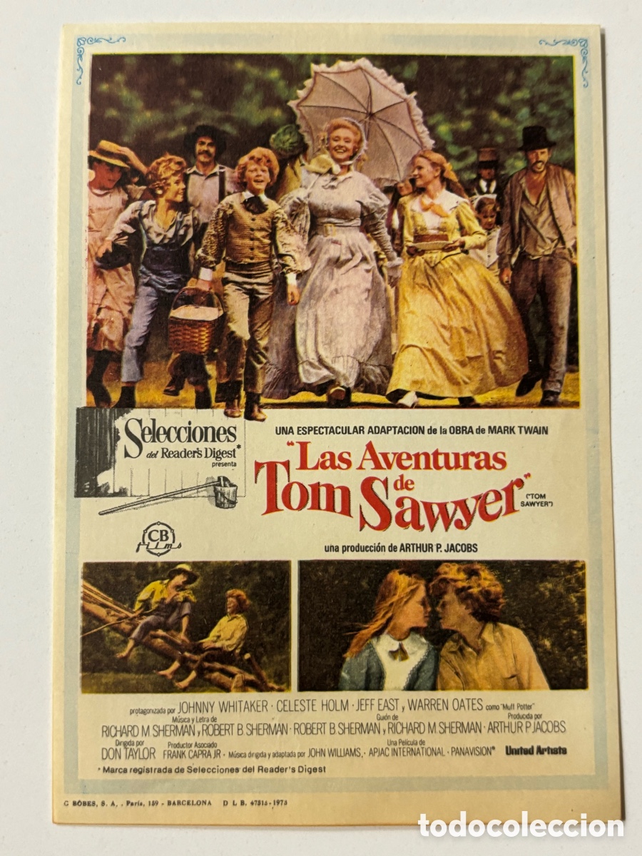 Cine: Programa las aventuras de tom sawyer A17 - Foto 1
