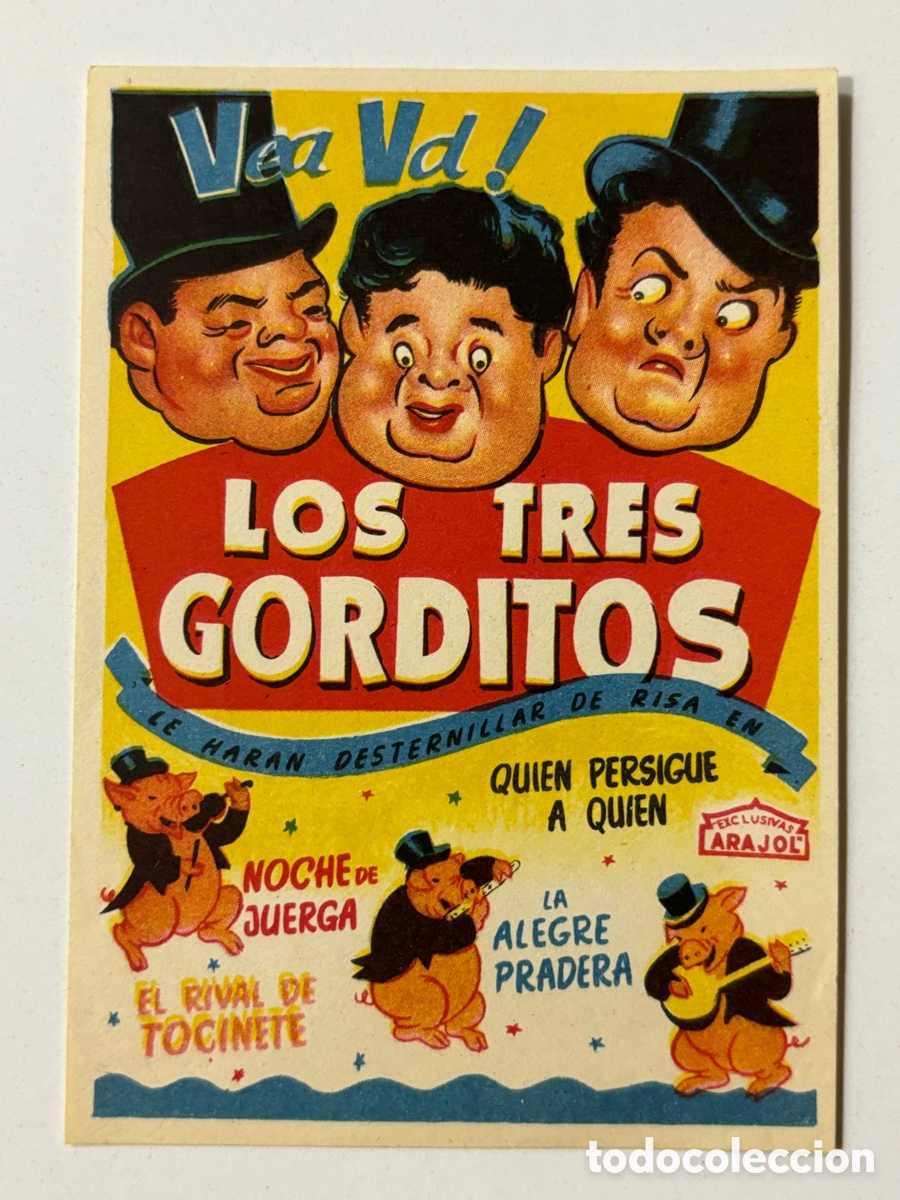 Cine: Programa arajol los tres gorditos A17 - Foto 1
