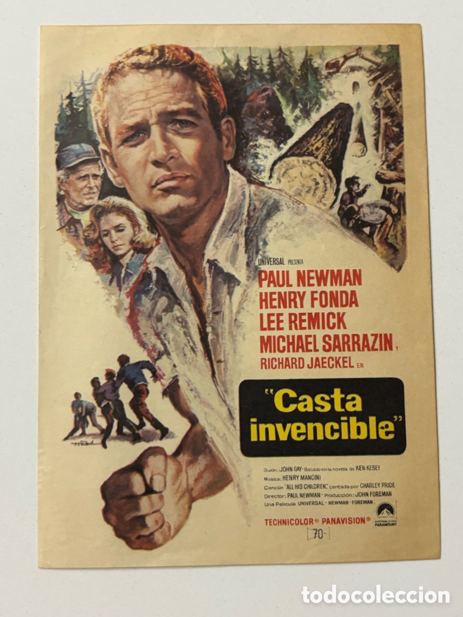 Cine: Programa casta invencible Paul Newman A19 - Foto 1