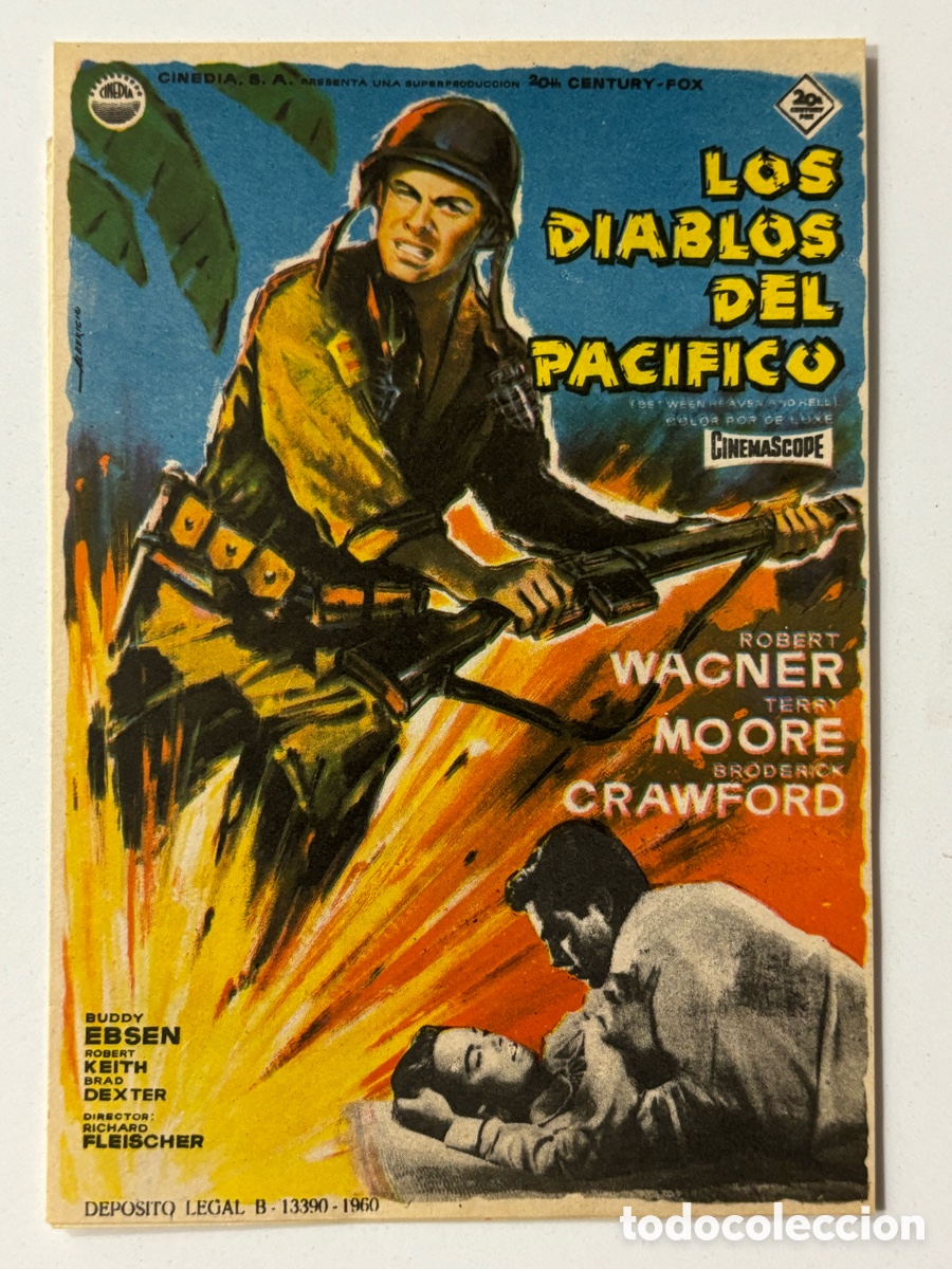 Cine: Programa los diablos del pac&iacute;fico Robert Wagner A19 - Foto 1