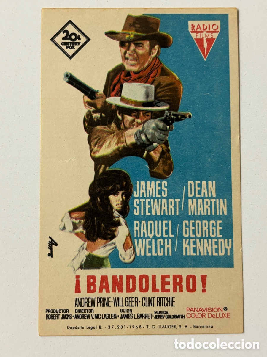 Cine: Programa bandolero james stewart A19 - Foto 1