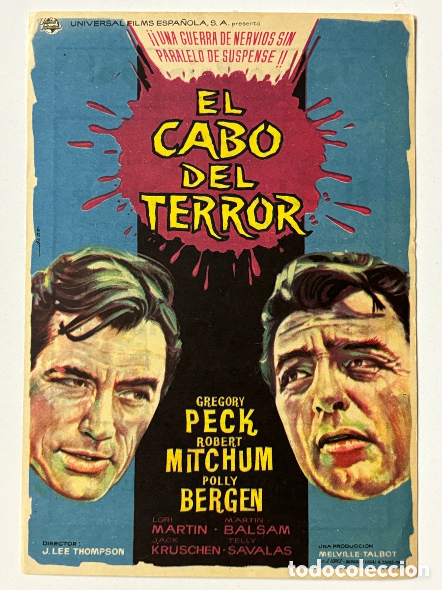 Cine: Programa el cabo del terror Gregory Peck con publicidad teatro principal &Uacute;beda A19 - Foto 1